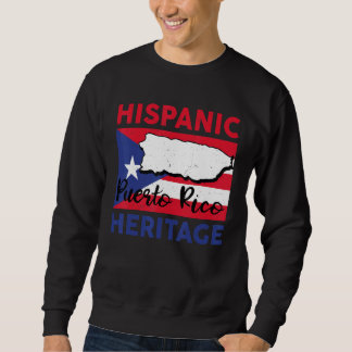 Sudadera Hispanic Heritage Month Shirt Puerto Rico Girls Ki