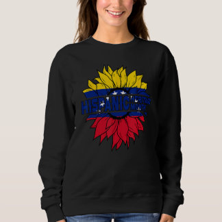 Sudadera Hispanic Heritage Month Venezuela Flag Sunflower P