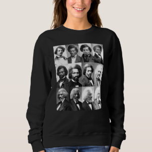 Sudadera Historia afroamericana Frederick Douglass Black