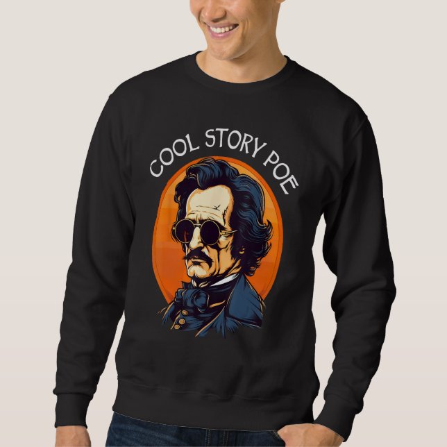 Sudadera Historia Cool Poe Edgar Allan Poe (Anverso)