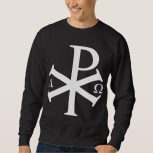 Sudadera Historia cristiana Alpha Omega Chi Rho bizantino C