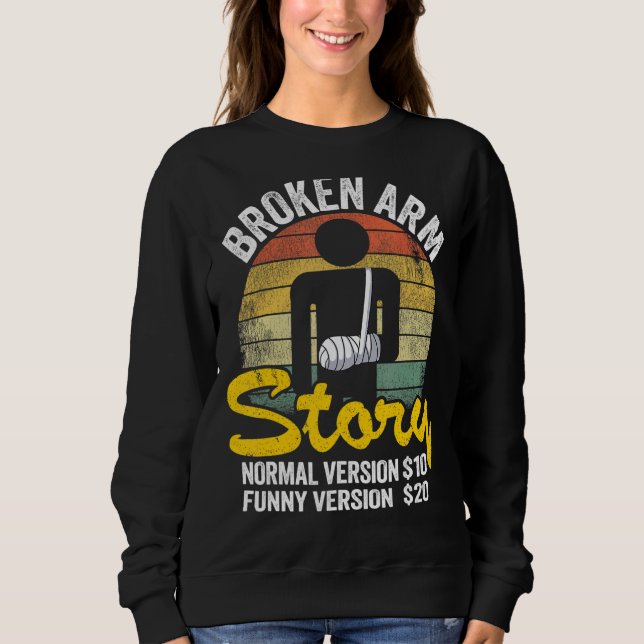 Sudadera Historia de brazo roto Versión normal 10 Versión 2 (Anverso)