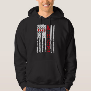 Sudadera Historia de la Bandera Americana 1776 Nosotros, el