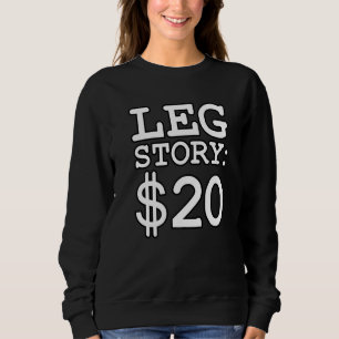 Sudadera Historia De Leg $20 Cirugía De Prótesis Divertida 