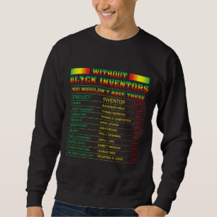 Sudadera Historia De Los Inventores Negros Historia Negra M
