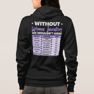 Sudadera Historia de mujeres inventoras, Día de la Mujer Mo