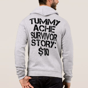 Sudadera Historia de sobrevivientes de los tummy Ache $10 G