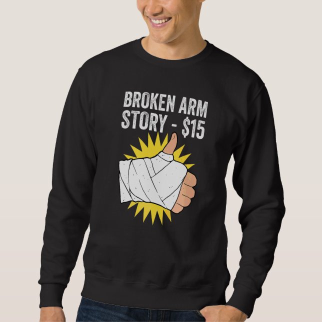 Sudadera Historia del brazo roto   (Anverso)