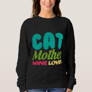 Sudadera Historia del vino de la madre del gato