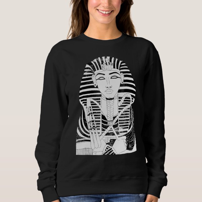 Sudadera Historia geek del Rey Tut Pharaoh Tutankhamun (Anverso)