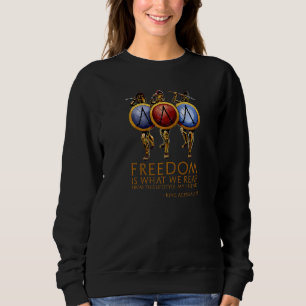 Sudadera Historia Griega Antigua Cita Espartana Sobre Liber