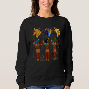 Sudadera Historia Jeroglíficas Tut Ankh Egipcio Antiguo E