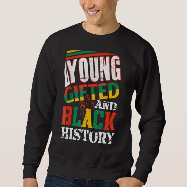 Sudadera Historia Joven Y Negra 1 (Anverso)