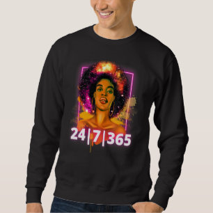 Sudadera Historia negra 247365 Poderosa Chica negro mágica