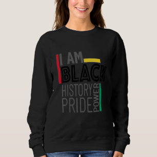 Sudadera Historia negra afroamericana negra