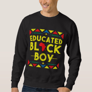 Sudadera Historia negra educada niño negro colorido african