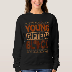Sudadera Historia Negra Melanin Jóvenes De Edad Y África Ne