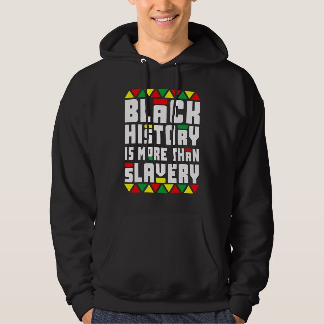 Sudadera Historia negra Pajamas Afro historia negra más que (Anverso)