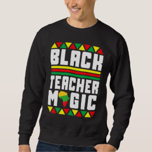 Sudadera Historia negra Pajamas Afro Maestra negra mágica b