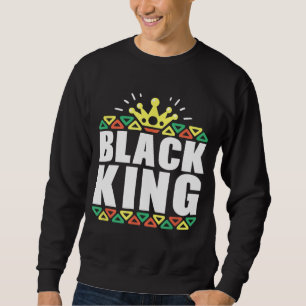 Sudadera Historia negra para hombres niños Rey negro africa
