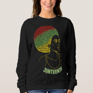 Sudadera Historia Negra Para Mujeres Educadas Fuerte Negro 