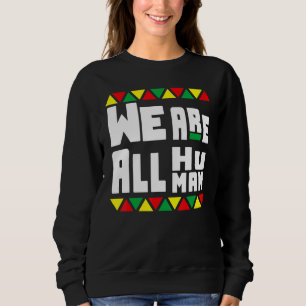 Sudadera Historia negra pijamas afro todos somos humanos am
