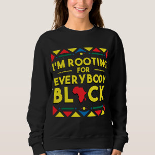 Sudadera Historia negra que estoy alentando a todos los neg