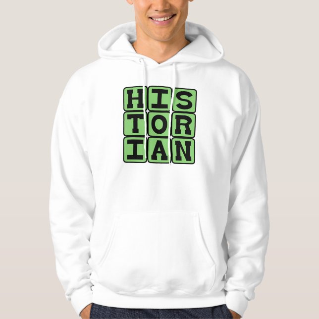 Sudadera Historiador, Conservador de la Historia (Anverso)
