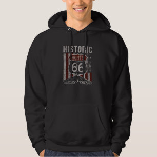 Sudadera Histórico U.S.A. Route 66 Highway Vintage America