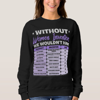 Sudadera History of Women Inventors, Purple Women's Day
