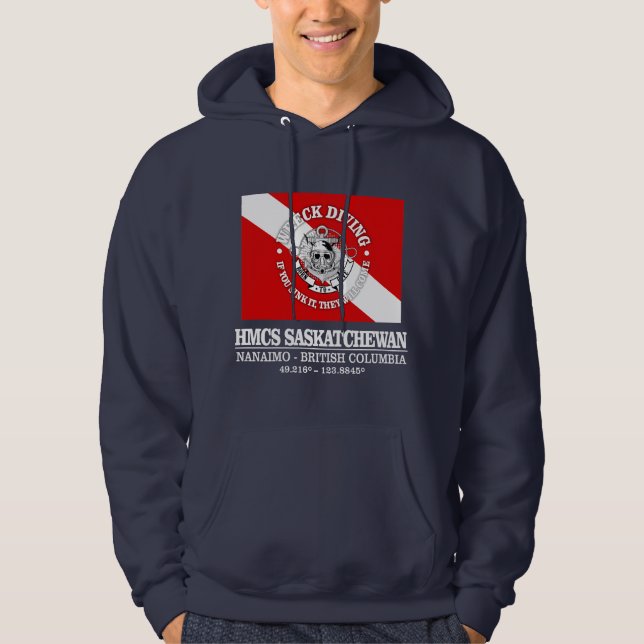 Sudadera HMCS Saskatchewan (mejores restos de naufragio) (Anverso)