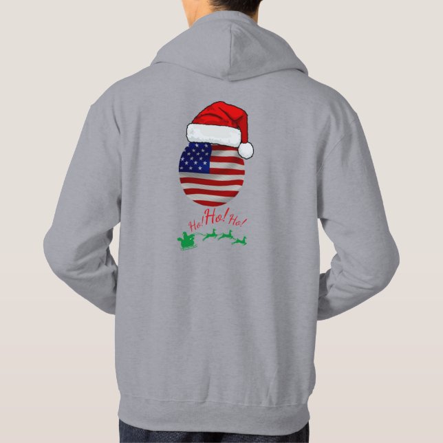 Sudadera HO HO HO HO América (Reverso)