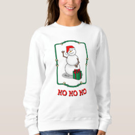 Sudadera Ho Ho Ho Ho Ho Feliz Navidad Santa Cute Snowman