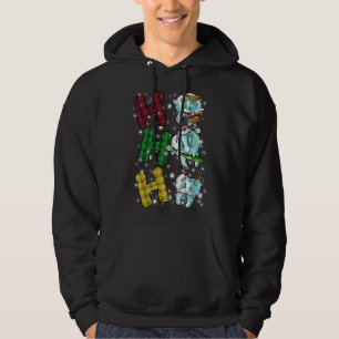 Sudadera Ho Ho Ho Ho Ho Teeth Santa Dentist Dental Ugly Nav