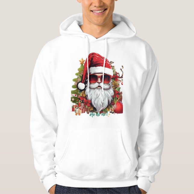SUDADERA HO HO HO HO SANTA (Anverso)