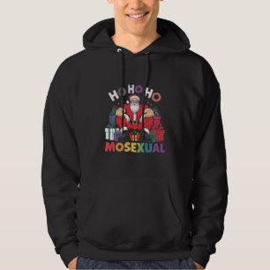 Sudadera Ho Ho Ho Mosexual Santa Gay LGBT Orgullo Gay Navid