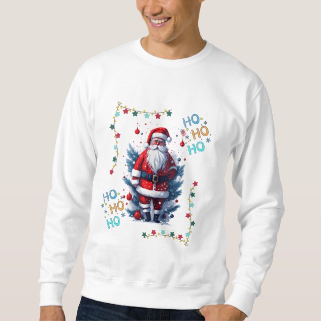 Sudadera Ho Ho Ho Santa Claus Classic (Anverso)