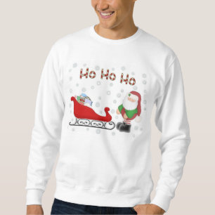 Sudadera Ho Ho Ho trineo de Santas