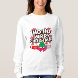 Sudadera Ho Ho Merry Christmas – Cozy Holiday Vibes