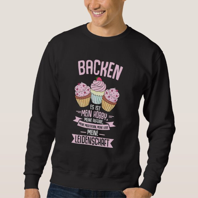 Sudadera Hobby Bakers Baking It's My Passion (Anverso)