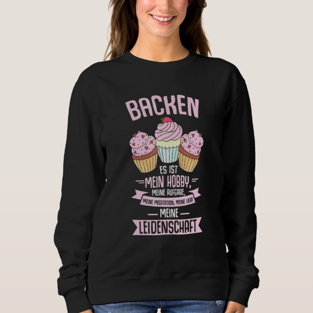 Sudadera Hobby Bakers Baking It's My Passion (Anverso)