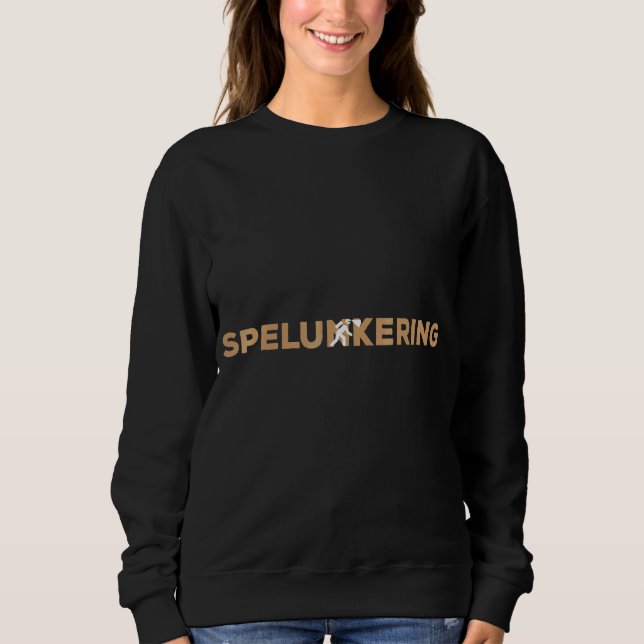 Sudadera Hobby De Espeleología Con Sombra Dentro (Anverso)
