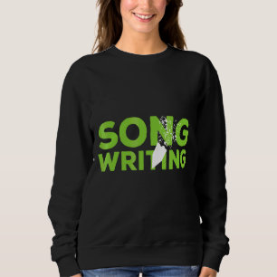Sudadera Hobby de grabación de canciones con sombra interio