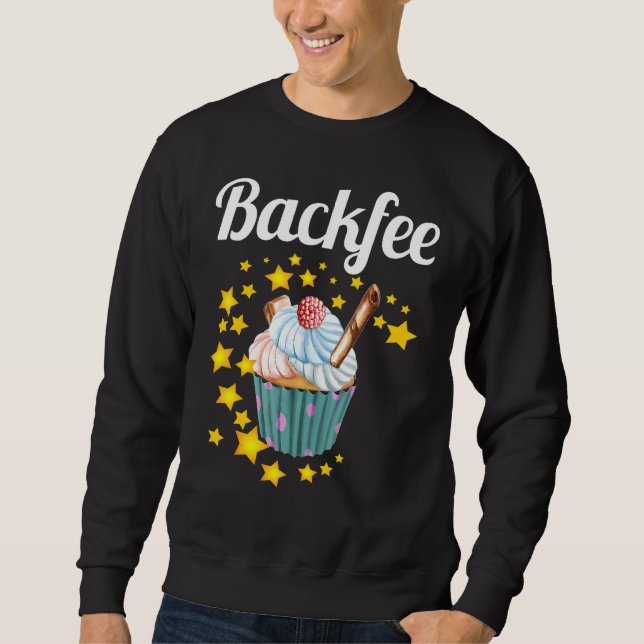 Sudadera Hobby de tarifas de banca Baker Baker Baking Cubie (Anverso)