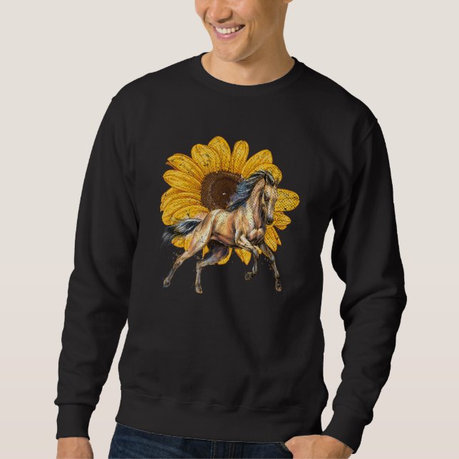 Sudadera Hobby Ecuestre Animal Hobby Horse Rider Sunflower  (Anverso)