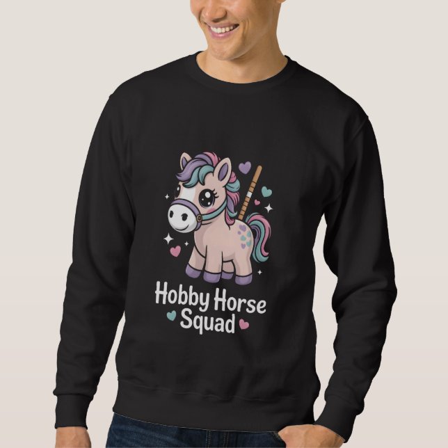 Sudadera Hobby Horse Squad Pastel Kawaii Pony Kids (Anverso)