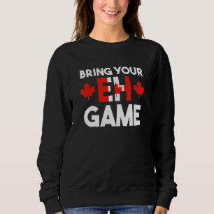 Sudadera Hockey de Canadá Trae tu juego Eh canadiense 2
