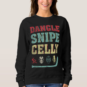 Sudadera Hockey divertido Lover Tee Dangle Snipe Celly Hock