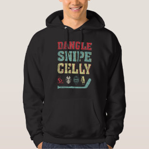Sudadera Hockey divertido Lover Tee Dangle Snipe Celly Hock
