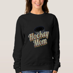 Sudadera Hockey femenino retro vintage Día de la madre